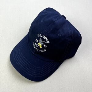 US Open Golf Hat Cap Strapback Navy Blue Winged Foot Club Course Links PGA Tour